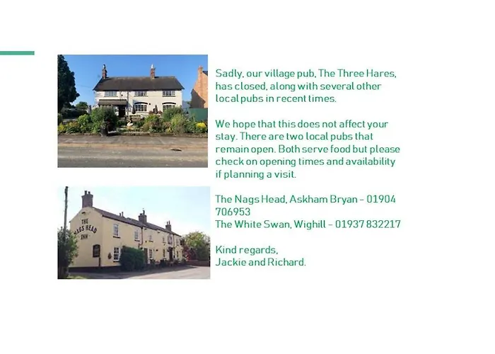 Two, The Carriage House, Bilbrough, 아파트 *